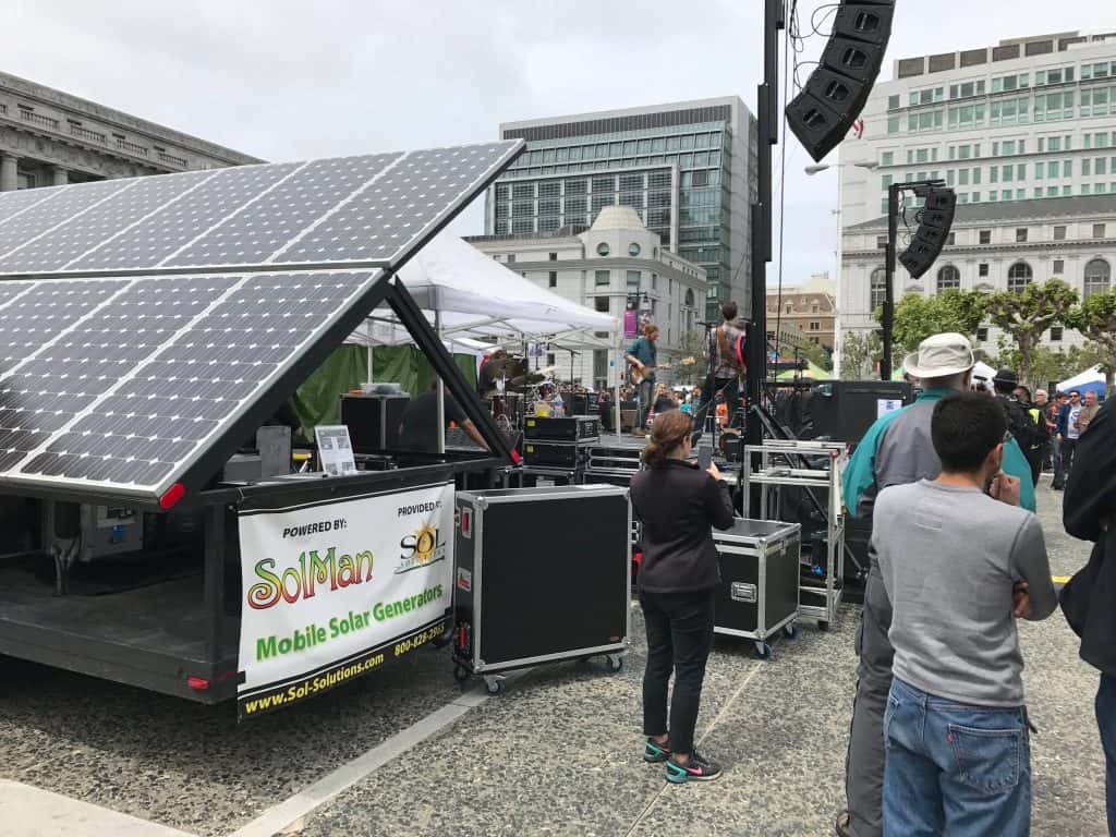 Portable Solar Panels For Outdoor Events